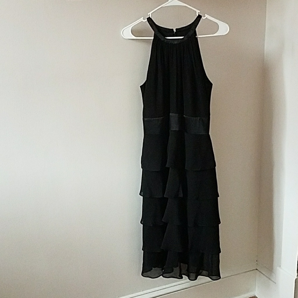Black cocktail dress